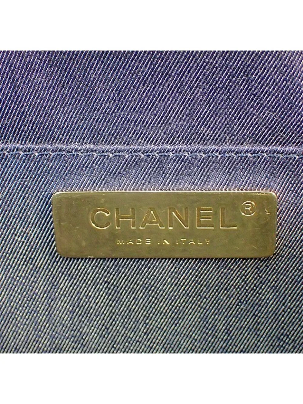 Chanel CC Logo Chain Shoulder Camera Bag Lambskin Black Gold